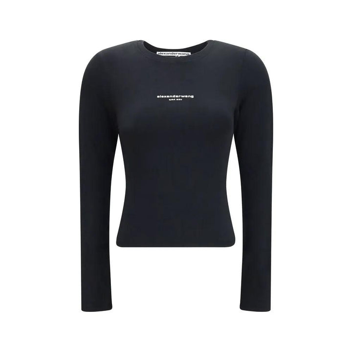 Alexander Wang Sample Sale | Alexander Wang Black Cotton Long Sleeve T-Shirt - | Designer outlet