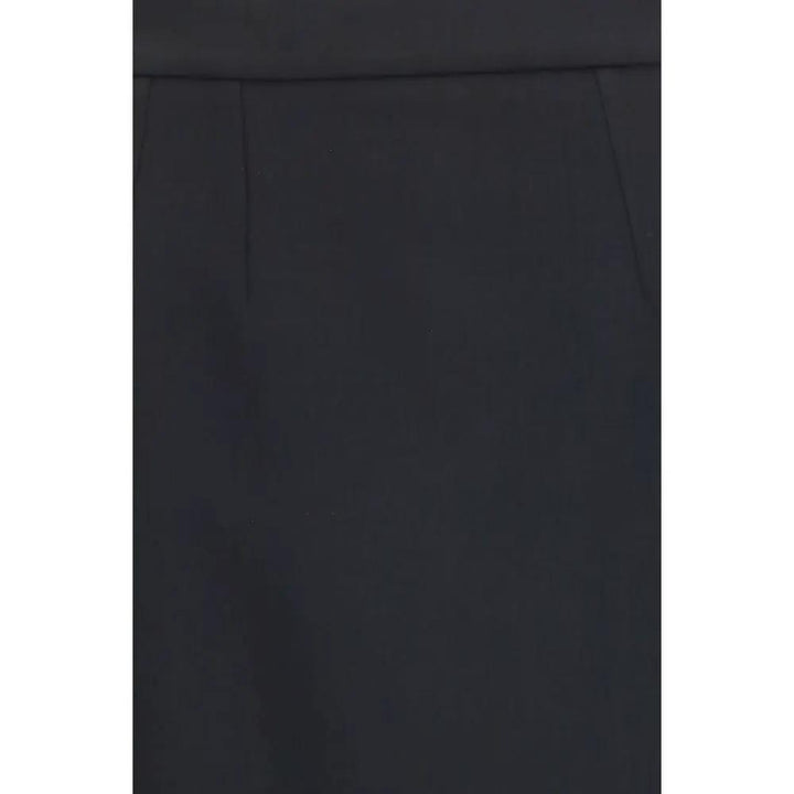 Dolce &amp; Gabbana Sample Sale | Dolce &amp; Gabbana Black Wool Oves Aries Long Skirt - | Designer outlet