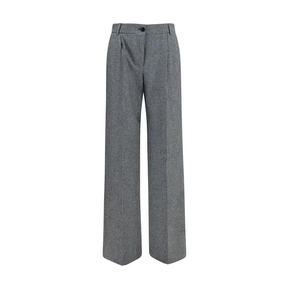 Dolce &amp; Gabbana Sample Sale | Dolce &amp; Gabbana Gray Wool Oves Aries Dress Pants - | Designer outlet