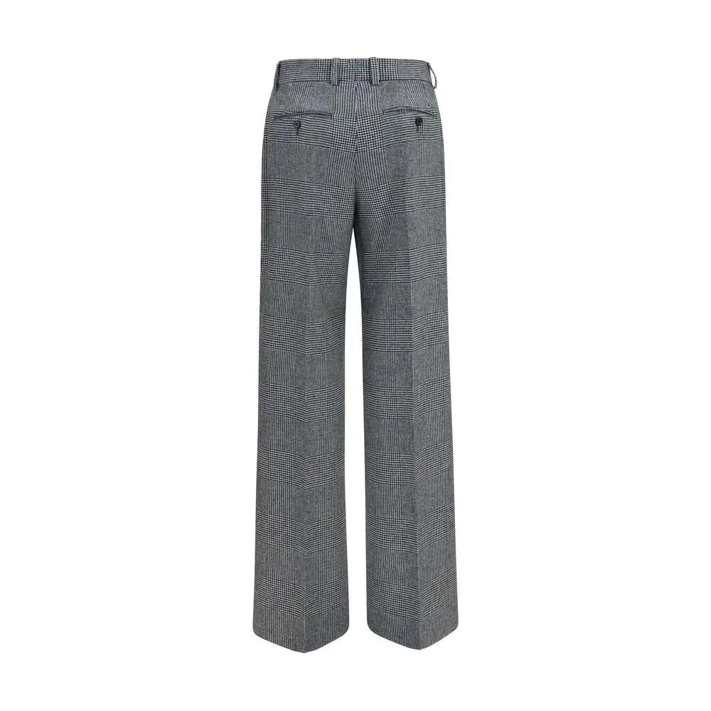 Dolce & Gabbana Sample Sale | Dolce & Gabbana Gray Wool Oves Aries Dress Pants - | Designer outlet