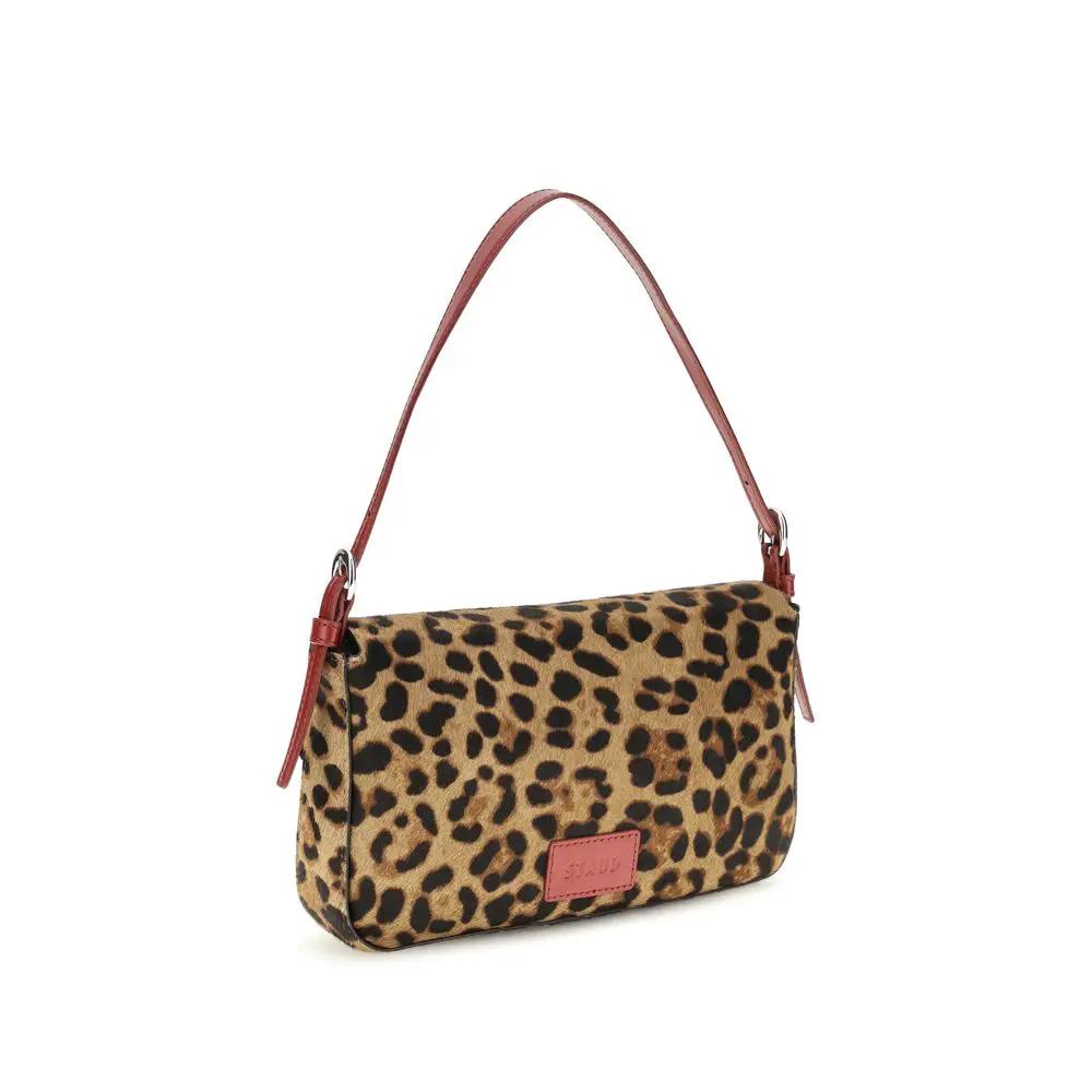 Staud Sample Sale | Staud Beige Calf Leather Bos Taurus Shoulder Bag - | Designer outlet