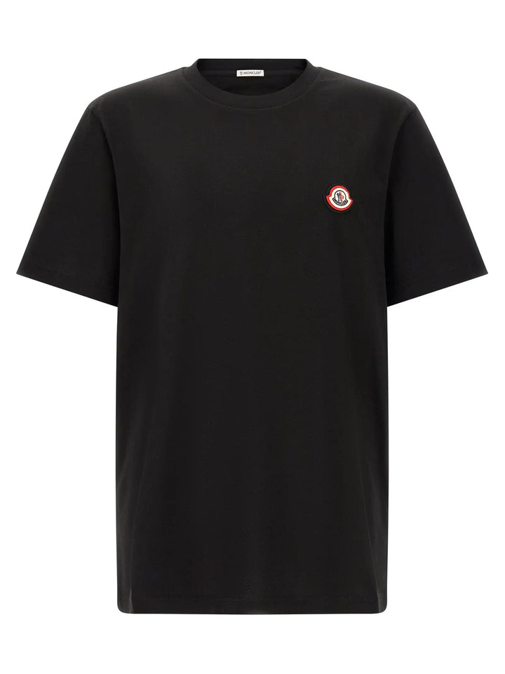 Moncler Sample Sale | Moncler Black Cotton T-Shirt - | Designer outlet