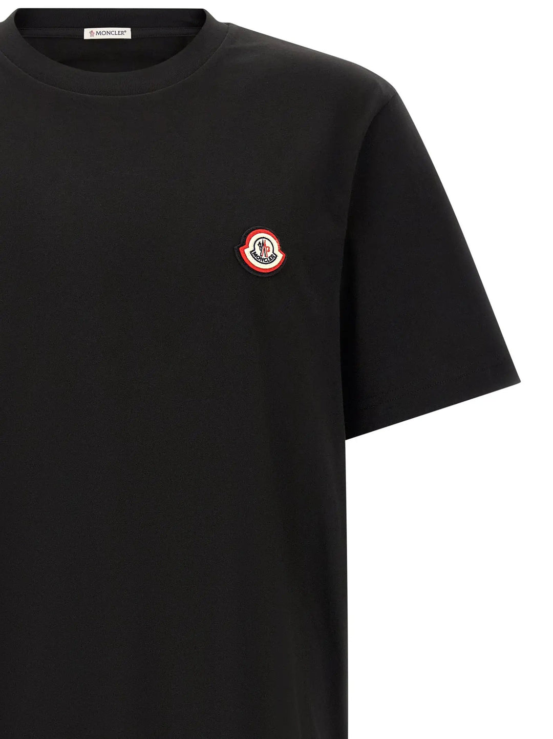 Moncler Sample Sale | Moncler Black Cotton T-Shirt - | Designer outlet