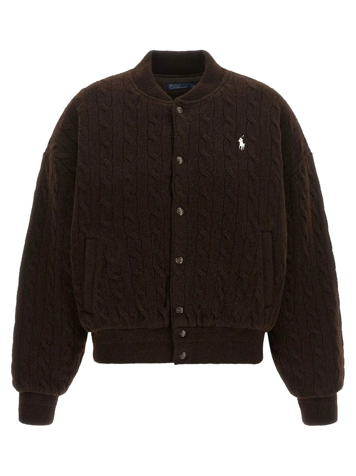 Polo Ralph Lauren Sample Sale | Polo Ralph Lauren Brown Wool Bomber - | Designer outlet