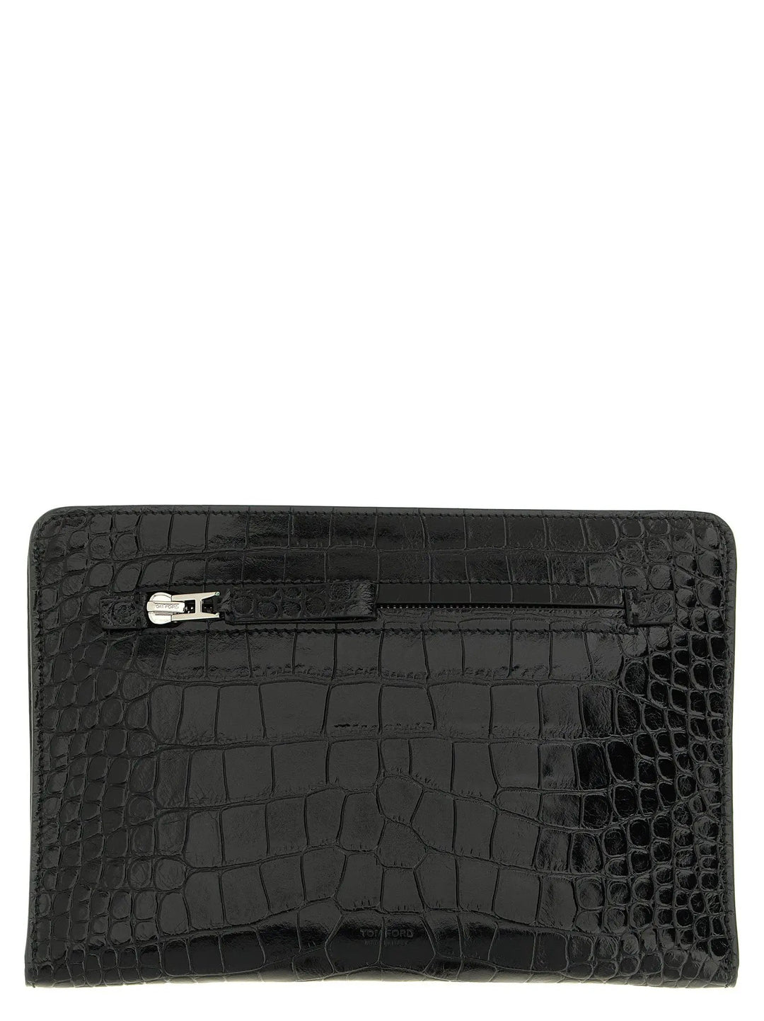 Tom Ford Sample Sale | Tom Ford Black Calfskin Clutch Bag - | Designer outlet