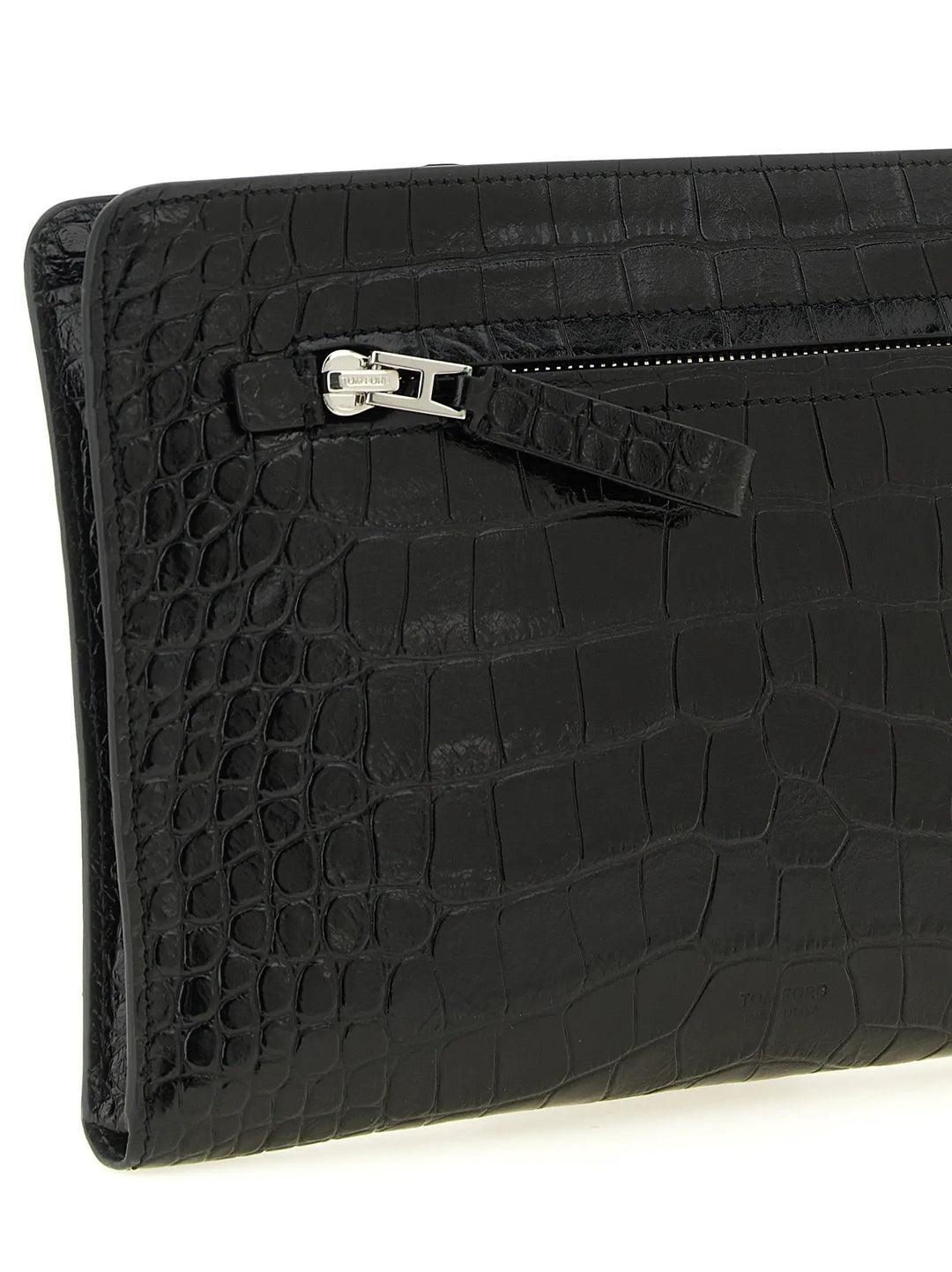 Tom Ford Sample Sale | Tom Ford Black Calfskin Clutch Bag - | Designer outlet