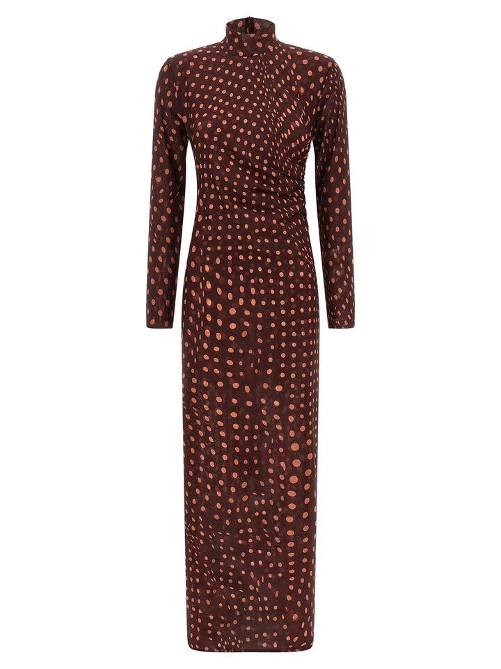 Stella McCartney Sample Sale | Stella McCartney Bordeaux Polyamide Long Dress - | Designer outlet