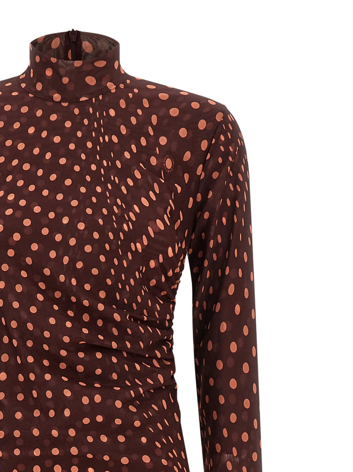 Stella McCartney Sample Sale | Stella McCartney Bordeaux Polyamide Long Dress - | Designer outlet