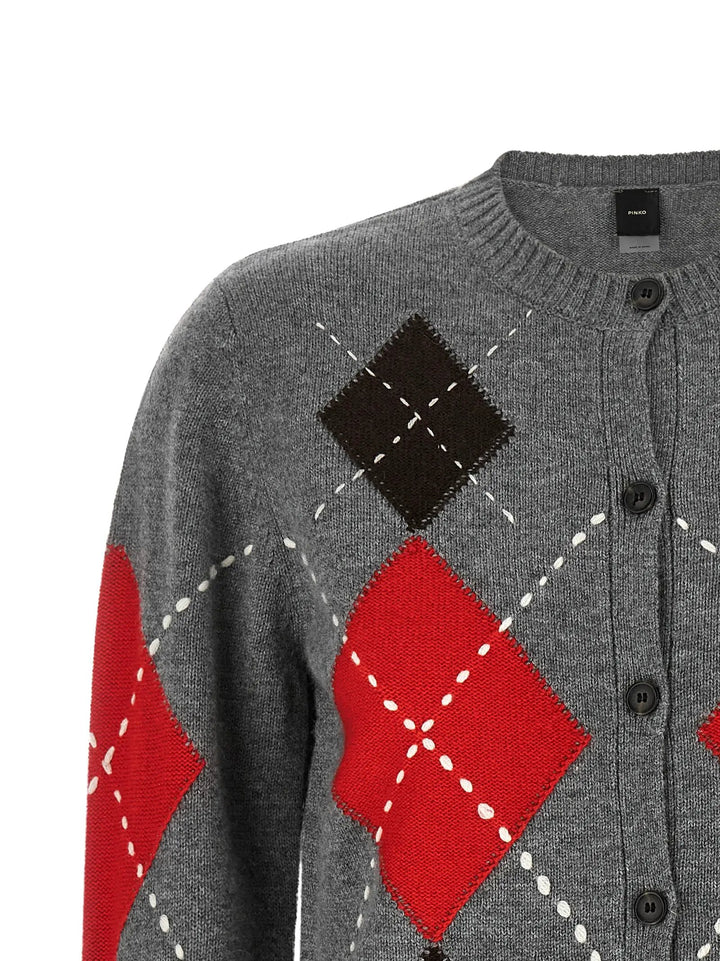 PINKO Sample Sale | PINKO Gray Wool Cardigan - | Designer outlet