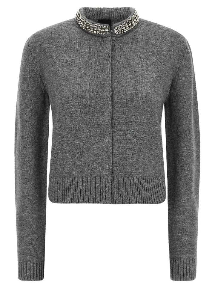 PINKO Sample Sale | PINKO Gray Wool Cardigan - | Designer outlet