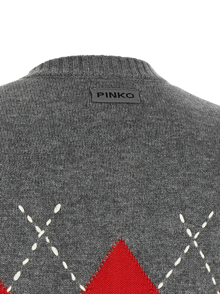 PINKO Sample Sale | PINKO Gray Wool Cardigan - | Designer outlet