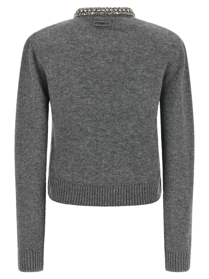 PINKO Sample Sale | PINKO Gray Wool Cardigan - | Designer outlet