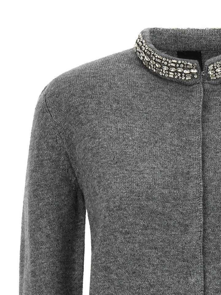PINKO Sample Sale | PINKO Gray Wool Cardigan - | Designer outlet