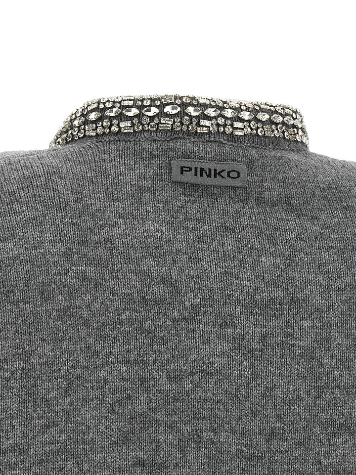 PINKO Sample Sale | PINKO Gray Wool Cardigan - | Designer outlet