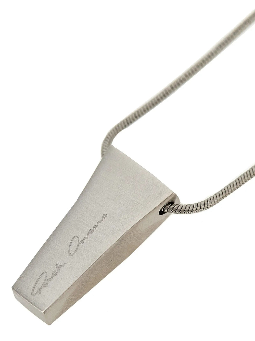 Rick Owens Sample Sale | Rick Owens Silver Brass Necklace - | Designer outlet