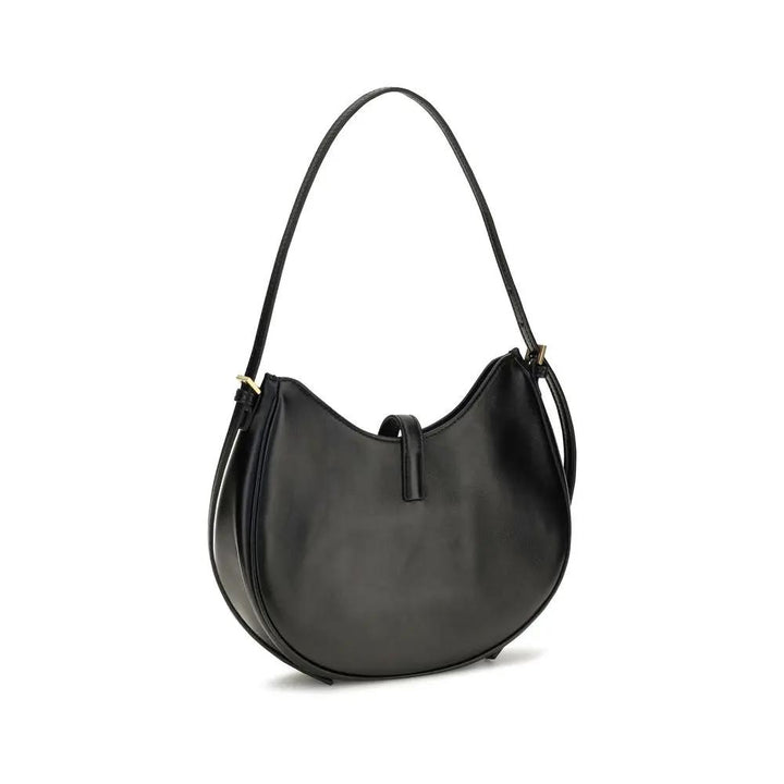 Versace Sample Sale | Versace Black Calf Leather Bos Taurus Shoulder Bag - | Designer outlet