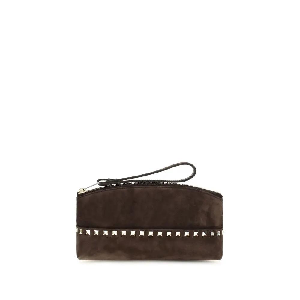 Valentino Garavani Sample Sale | Valentino Garavani Brown Suede Leather Handbag - | Designer outlet