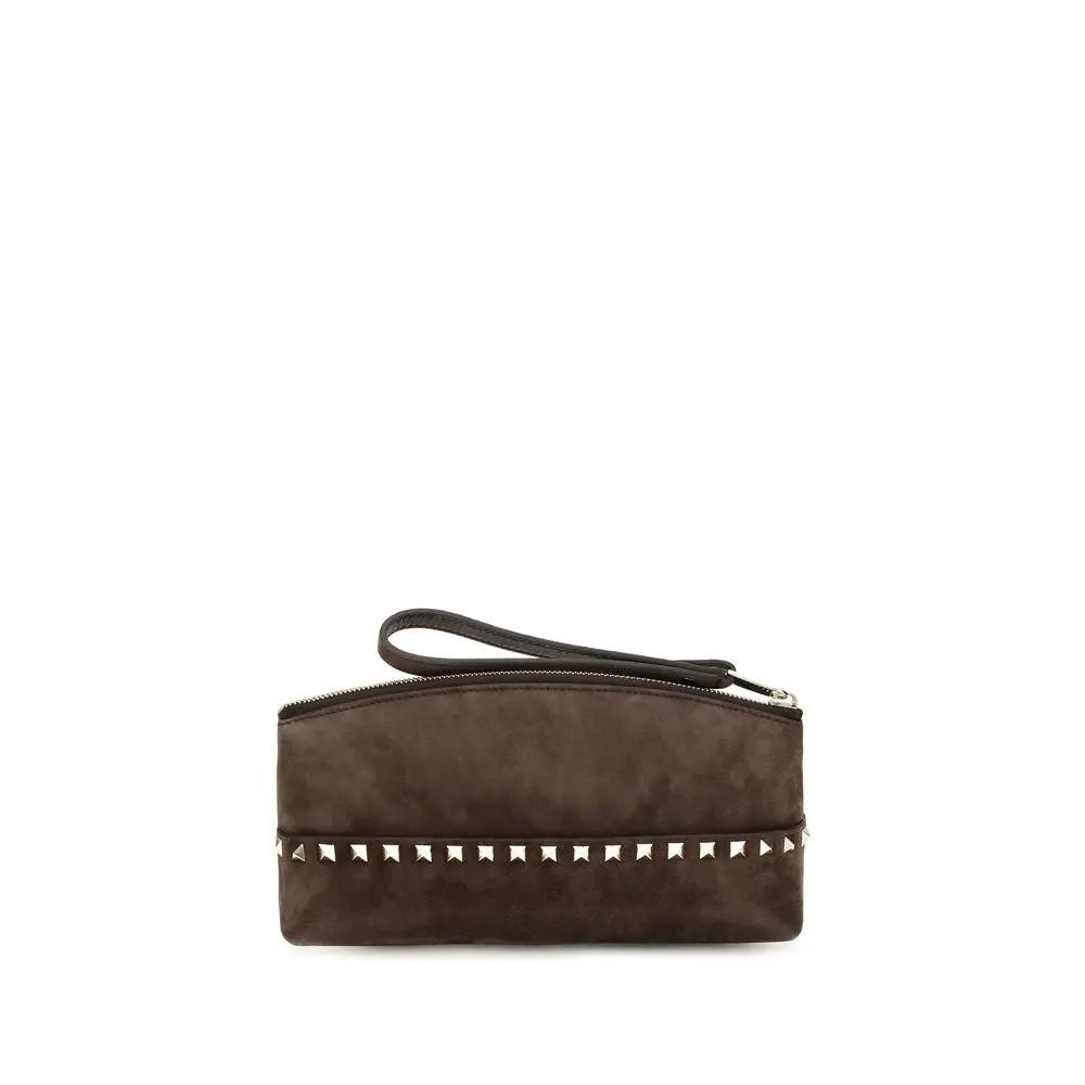 Valentino Garavani Sample Sale | Valentino Garavani Brown Suede Leather Handbag - | Designer outlet