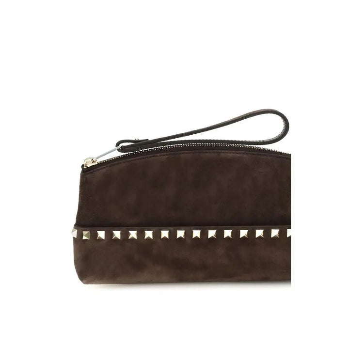 Valentino Garavani Sample Sale | Valentino Garavani Brown Suede Leather Handbag - | Designer outlet