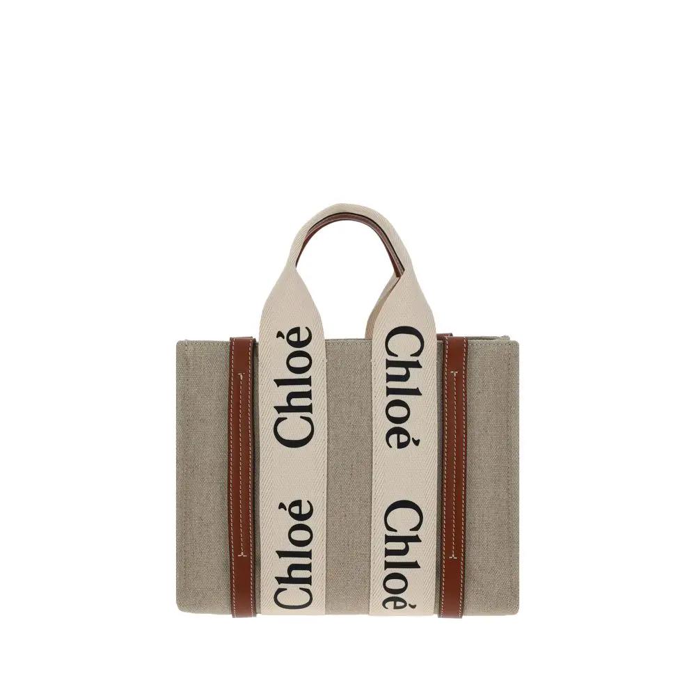 Chloé Sample Sale | Chloé Brown Linen Handbag - | Designer outlet
