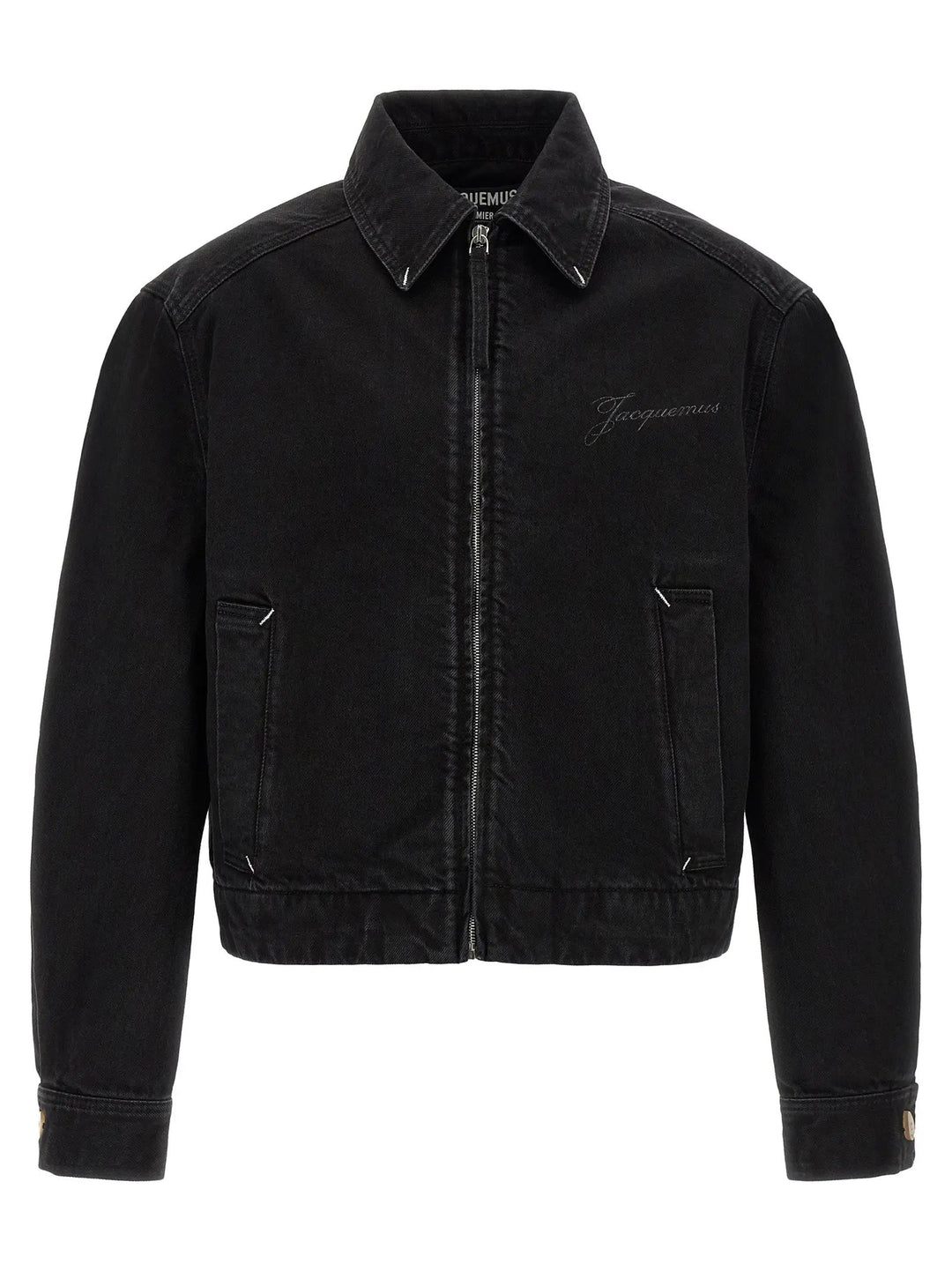 Jacquemus Sample Sale | Jacquemus Black Cotton Denim Jacket - | Designer outlet