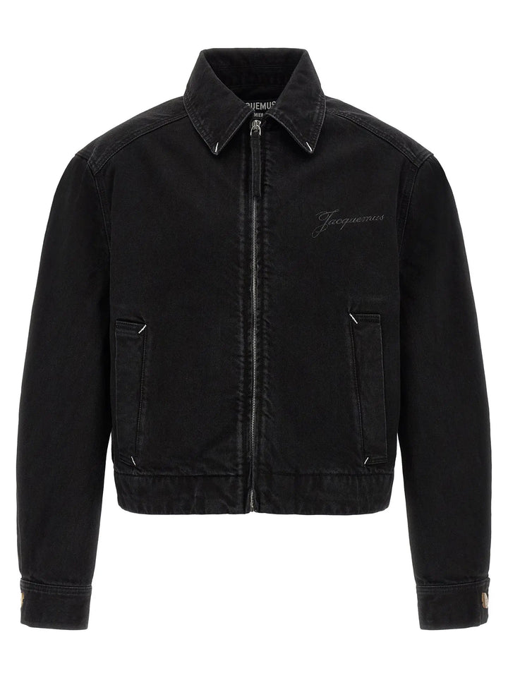 Jacquemus Sample Sale | Jacquemus Black Cotton Denim Jacket - | Designer outlet