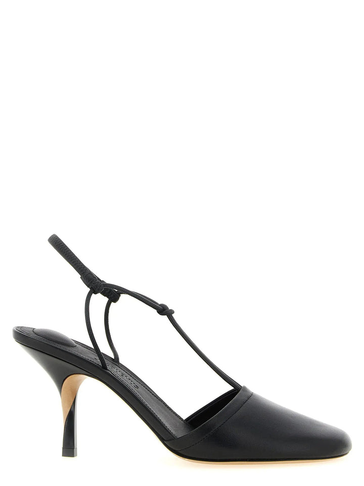 Jacquemus Sample Sale | Jacquemus Black Lamb Leather High Heel Pumps - | Designer outlet