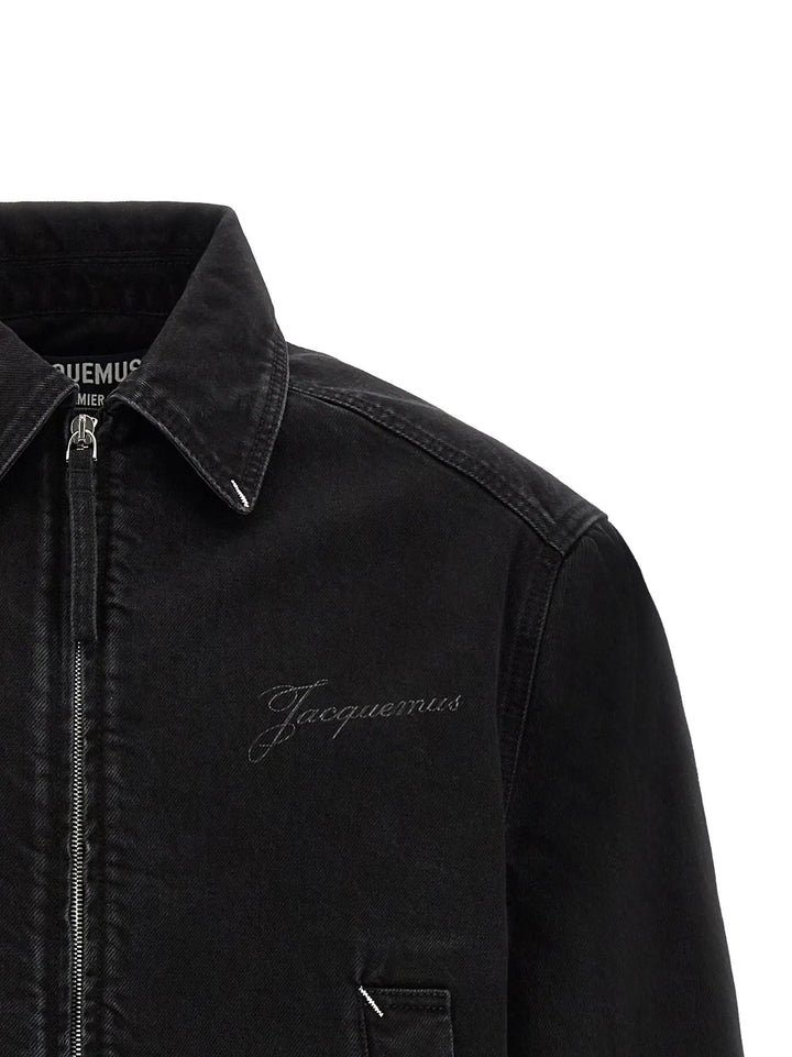 Jacquemus Sample Sale | Jacquemus Black Cotton Denim Jacket - | Designer outlet