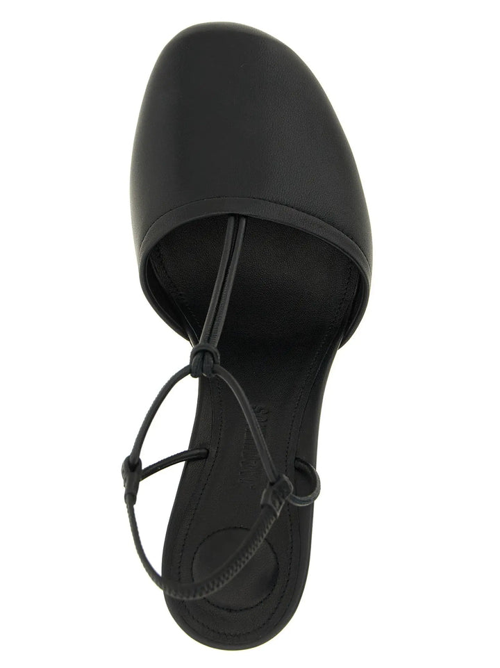 Jacquemus Sample Sale | Jacquemus Black Lamb Leather High Heel Pumps - | Designer outlet