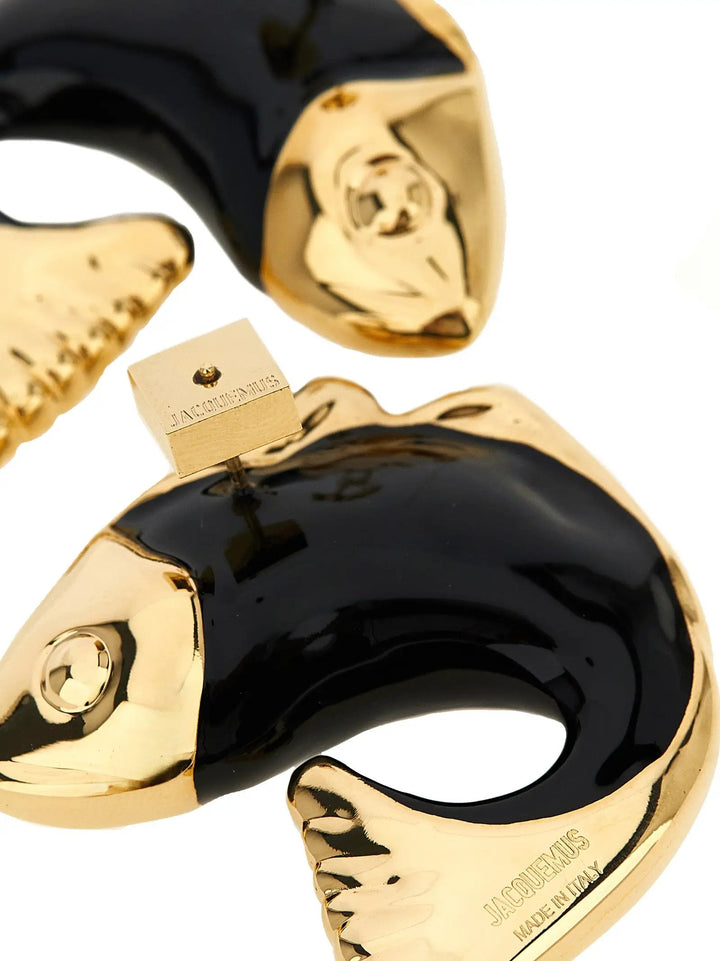 Jacquemus Sample Sale | Jacquemus Black Copper Earrings - | Designer outlet