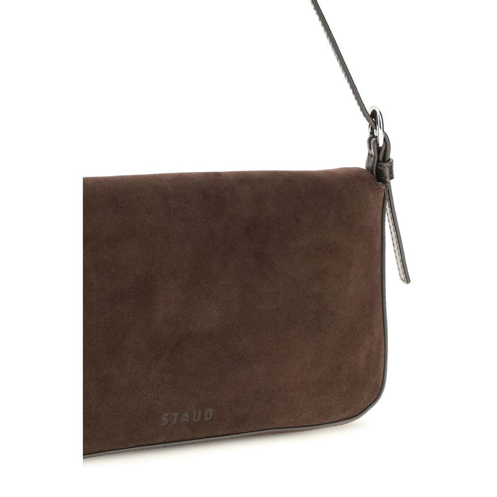 Staud Sample Sale | Staud Brown Calf Leather Bos Taurus Shoulder Bag - | Designer outlet