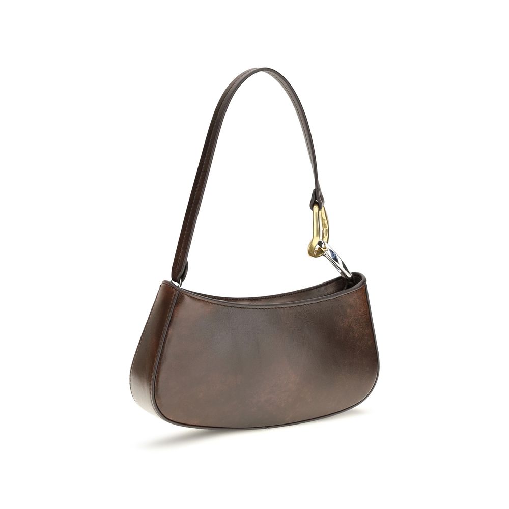Staud Sample Sale | Staud Brown Calf Leather Bos Taurus Shoulder Bag - | Designer outlet