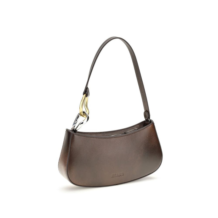 Staud Sample Sale | Staud Brown Calf Leather Bos Taurus Shoulder Bag - | Designer outlet