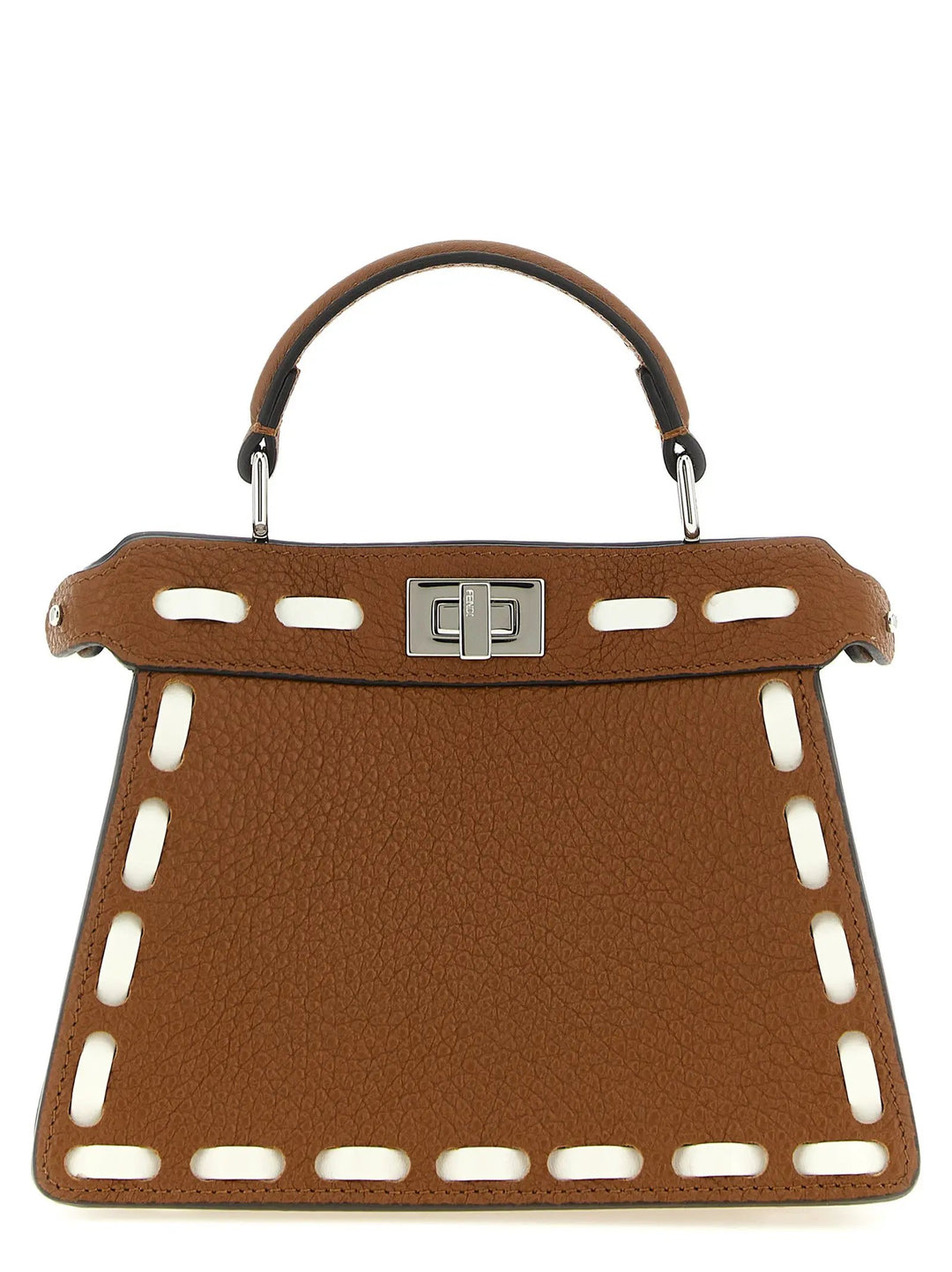 Fendi Sample Sale | Fendi Brown Calfskin Handbag - | Designer outlet