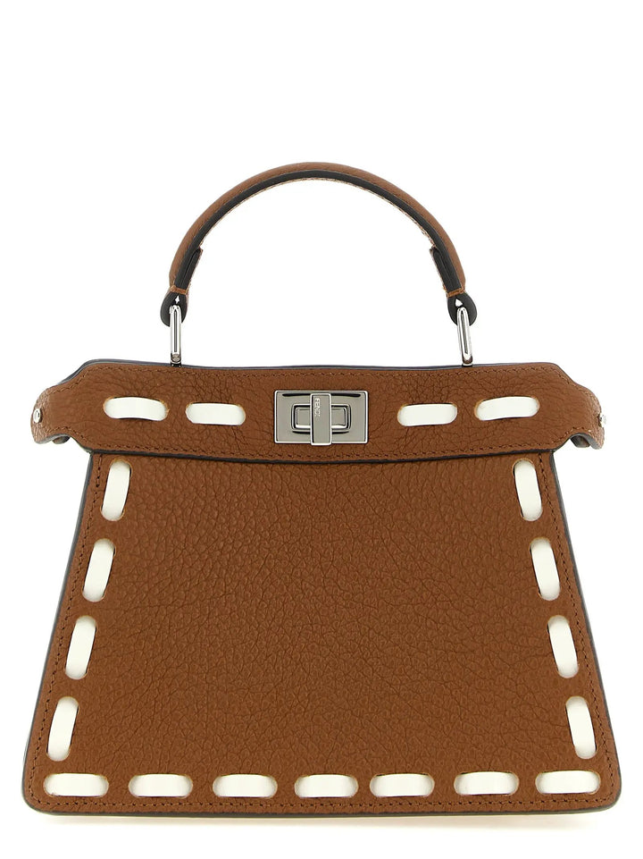 Fendi Sample Sale | Fendi Brown Calfskin Handbag - | Designer outlet