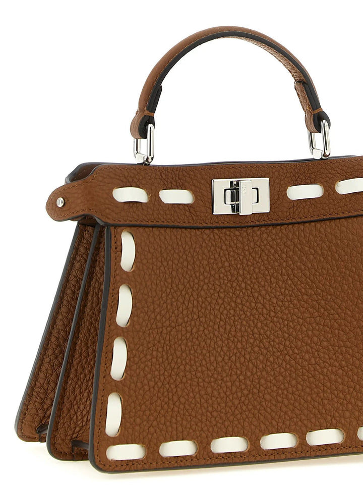 Fendi Sample Sale | Fendi Brown Calfskin Handbag - | Designer outlet