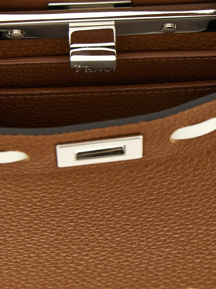 Fendi Sample Sale | Fendi Brown Calfskin Handbag - | Designer outlet