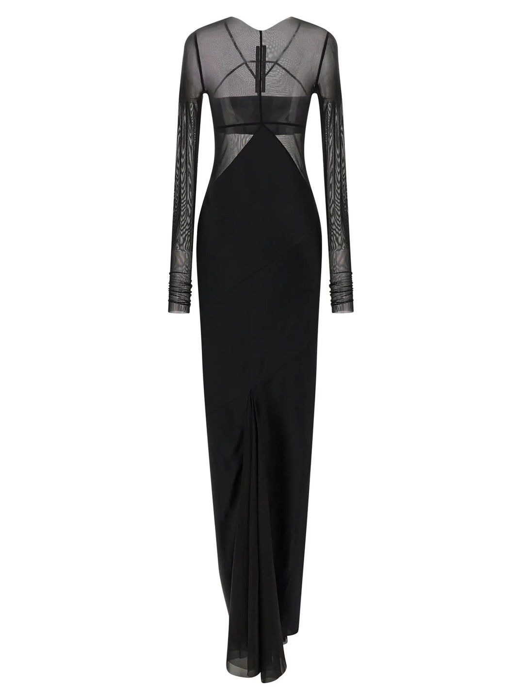 Rick Owens Sample Sale | Rick Owens Black Nylon Long Dress - | Designer outlet