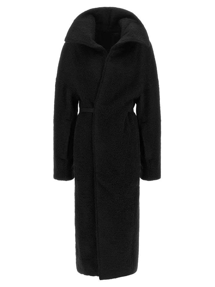 Rick Owens Sample Sale | Rick Owens Black Marabou Coat - | Designer outlet