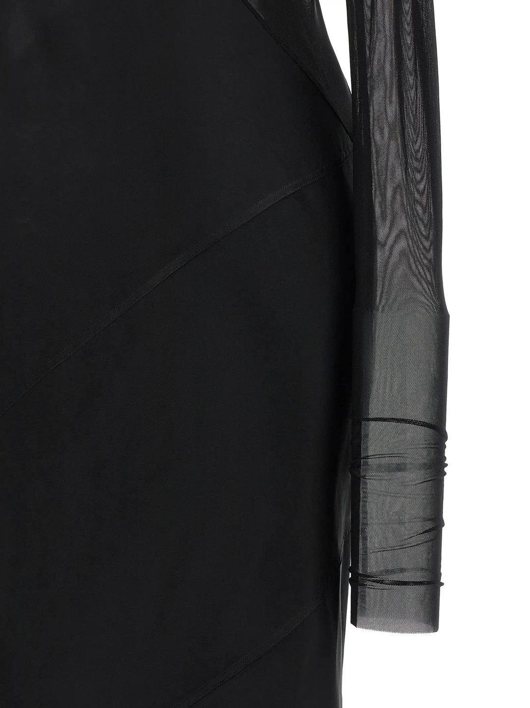 Rick Owens Sample Sale | Rick Owens Black Nylon Long Dress - | Designer outlet