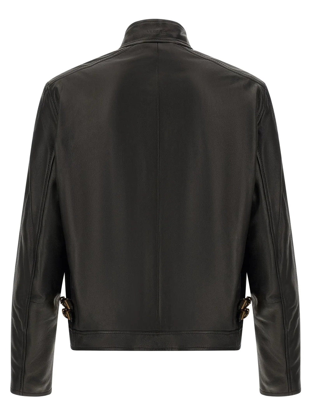 Versace Sample Sale | Versace Black Lamb Leather Leather Jacket - | Designer outlet