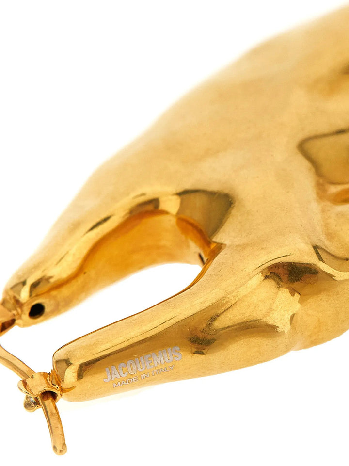 Jacquemus Sample Sale | Jacquemus Gold Copper Earrings - | Designer outlet