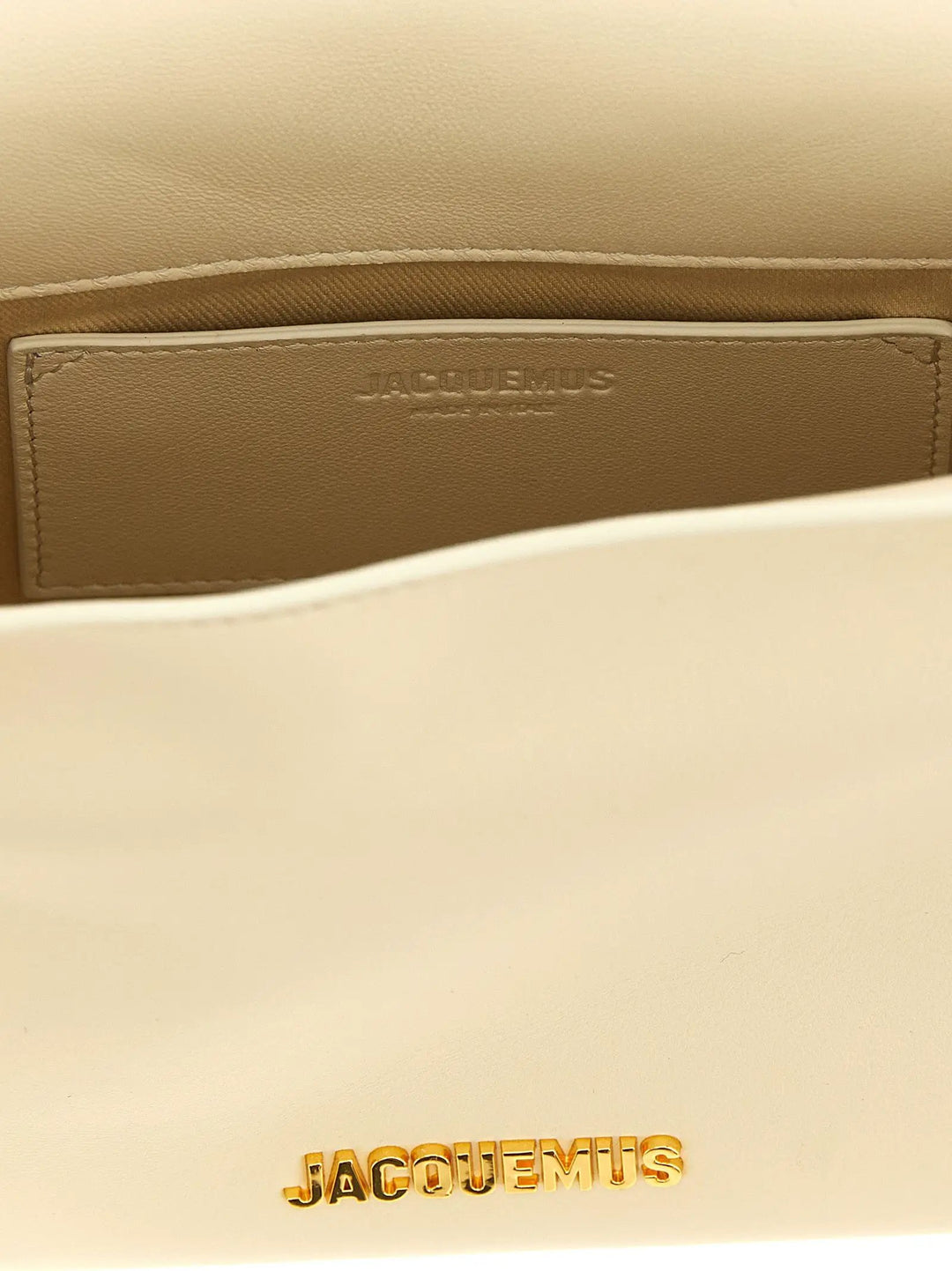 Jacquemus Sample Sale | Jacquemus White Lamb Leather Clutch Bag - | Designer outlet