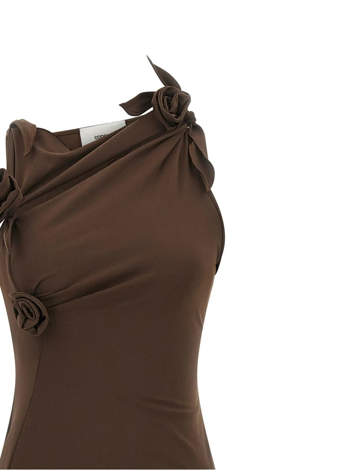 Coperni Sample Sale | Coperni Brown Recycled Polyamide Long Dress - | Designer outlet