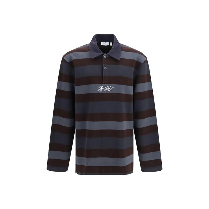 Off-White Sample Sale | Off-White Multicolor Cotton Polo Shirt - | Designer outlet