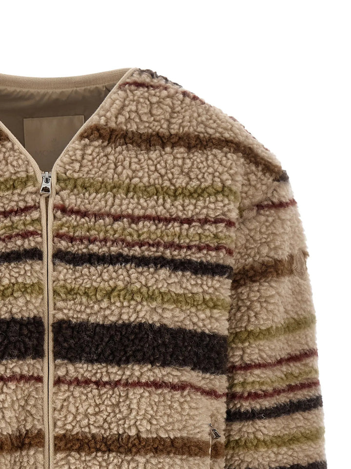 Moncler Sample Sale | Moncler Brown Polyester Cardigan - | Designer outlet
