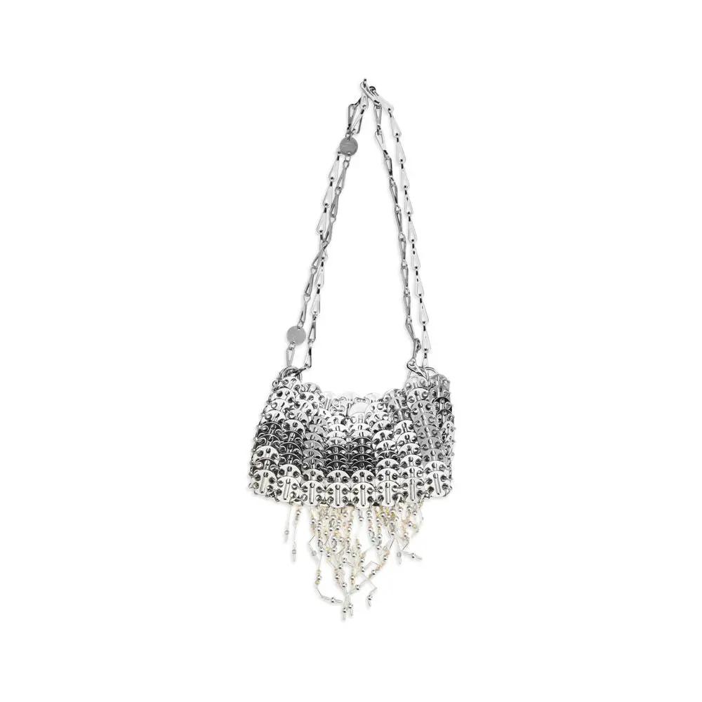 Rabanne Sample Sale | Rabanne Silver Stainless Steel Shoulder Bag - | Designer outlet