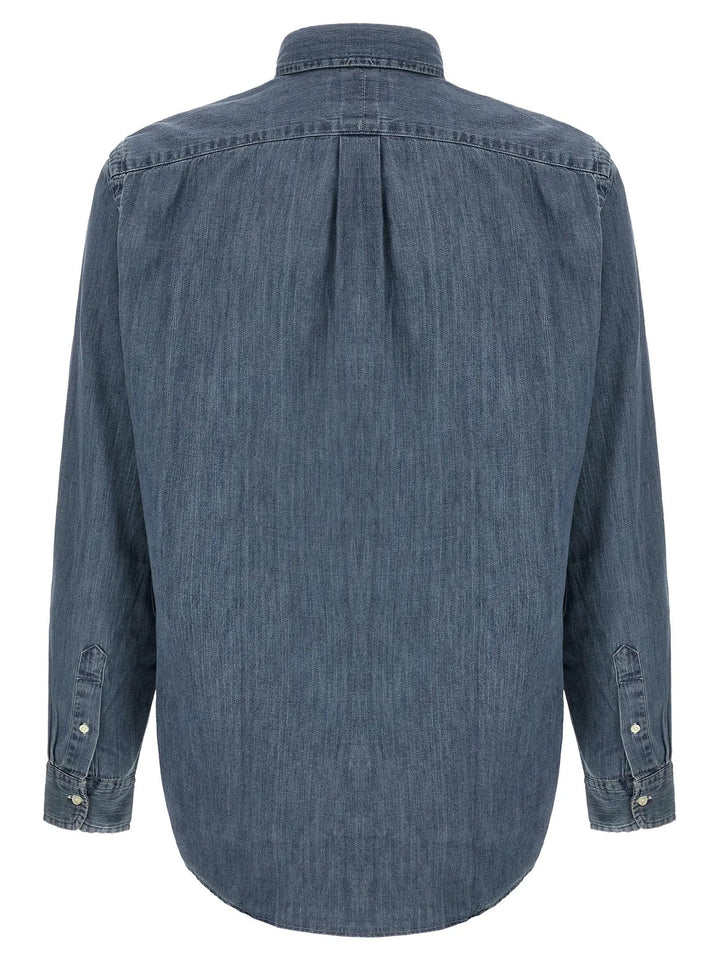 Polo Ralph Lauren Sample Sale | Polo Ralph Lauren Blue Cotton Blouse - | Designer outlet