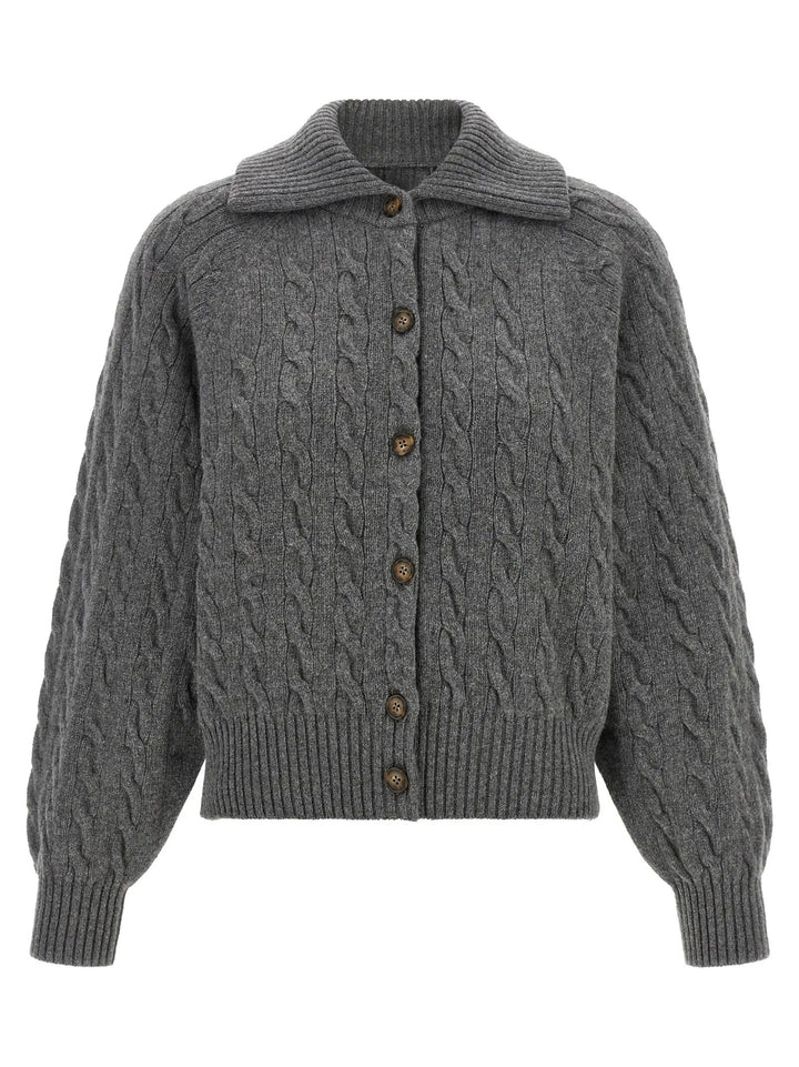Polo Ralph Lauren Sample Sale | Polo Ralph Lauren Gray Wool Cardigan - | Designer outlet