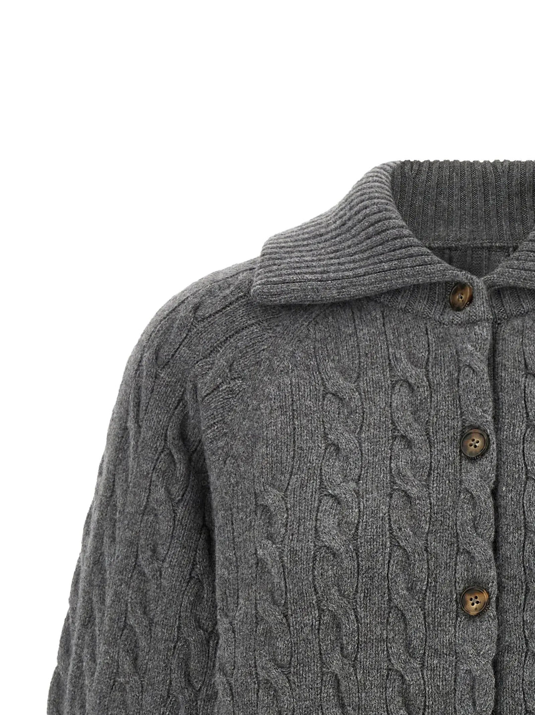 Polo Ralph Lauren Sample Sale | Polo Ralph Lauren Gray Wool Cardigan - | Designer outlet